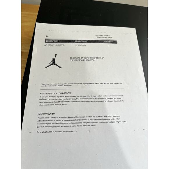Size 10 - Jordan 11 Retro High Space Jam Ready to ship main image 4